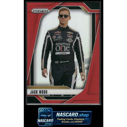 2025 Panini Prizm #53 Jack Wood Red #/249