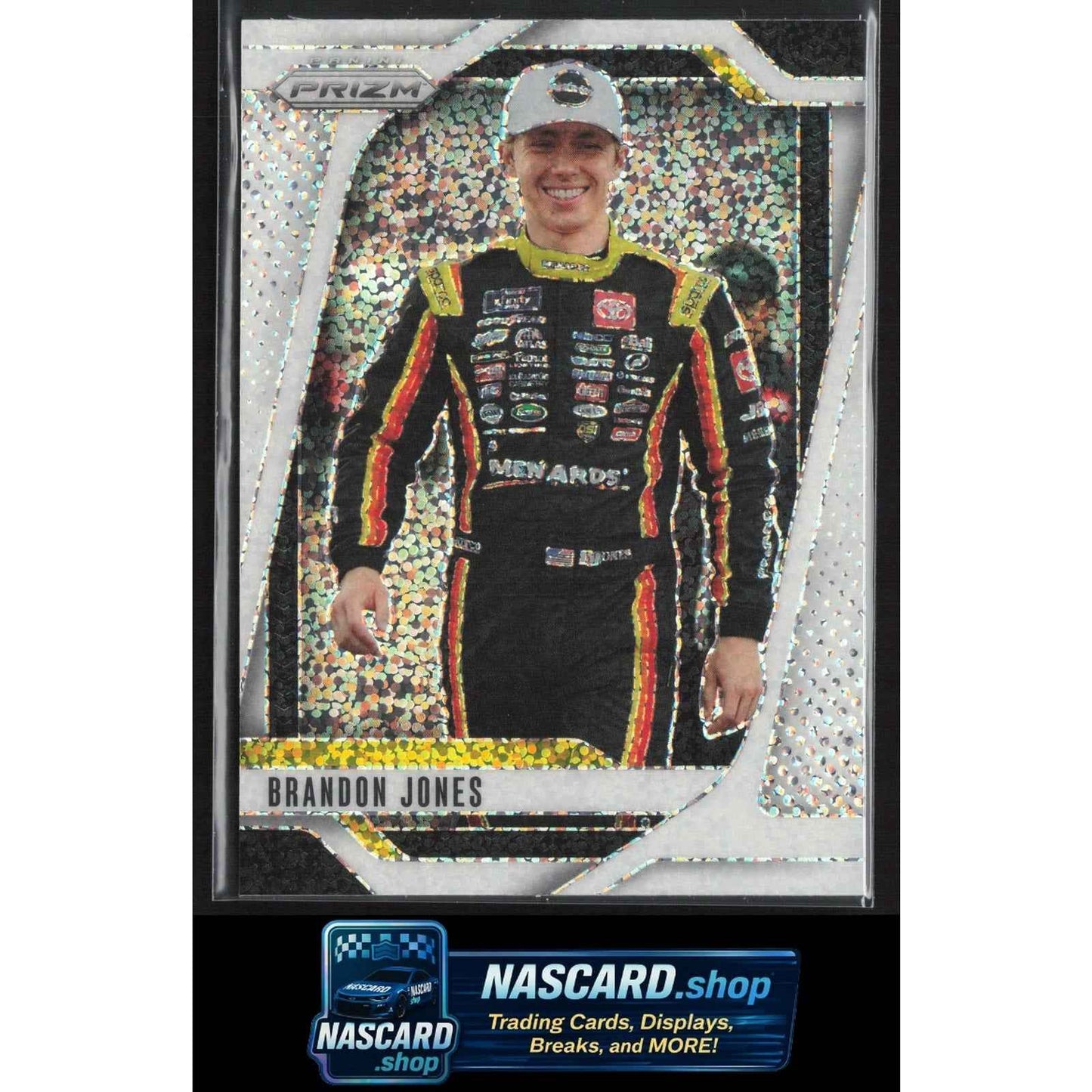 2025 Panini Prizm #65 Brandon Jones White Sparkle