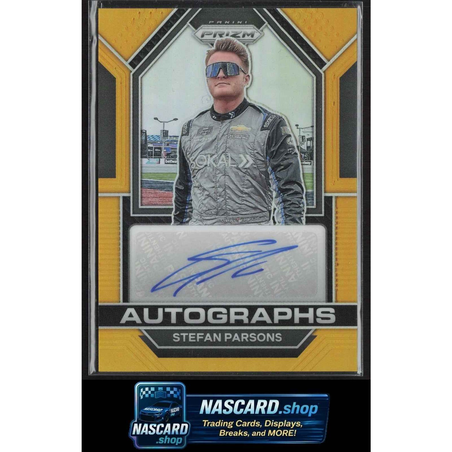 2023 Panini Prizm #A-SPS Stefan Parsons Autographs Gold Prizm #/10