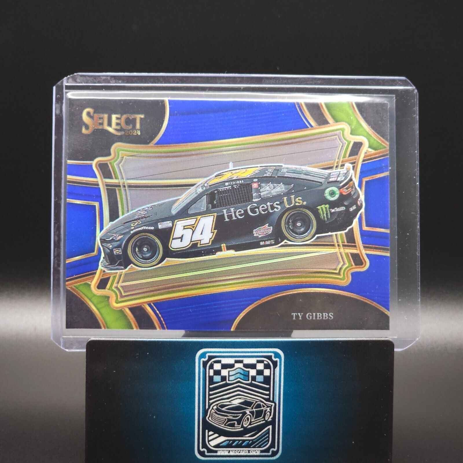 2024 Panini Select - Pit Road Blue Prizm #158 Ty Gibbs /175 - NASCARD.shop