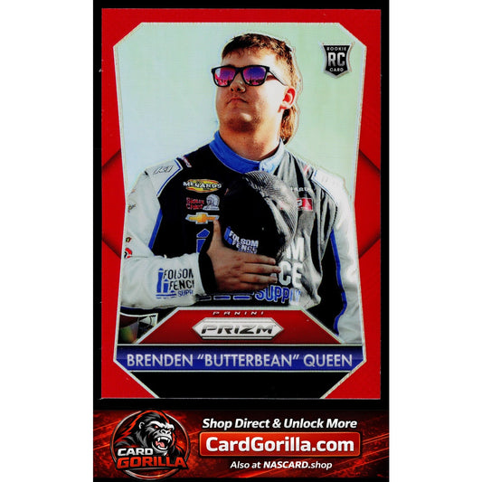 2025 Panini Prizm #176 Brenden Butterbean Queen Red #/249