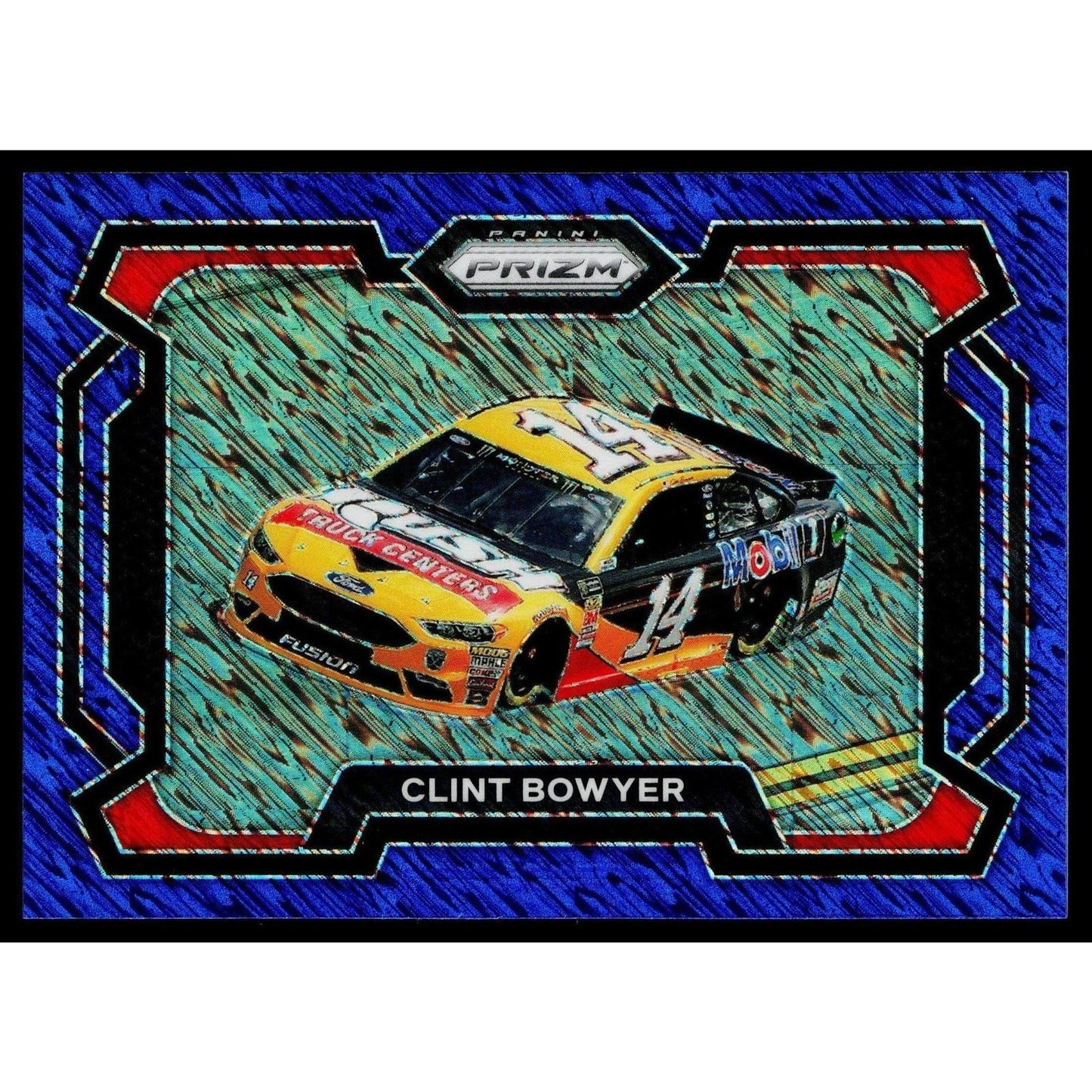2024 Panini Prizm #3 Clint Bowyer Blue Shimmer FOTL #/10