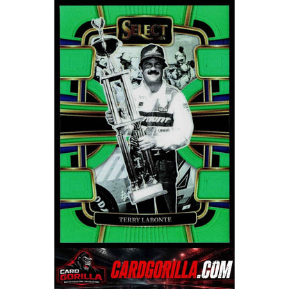 2024 Panini Select #85 Terry Labonte Neon Green Prizms #/75