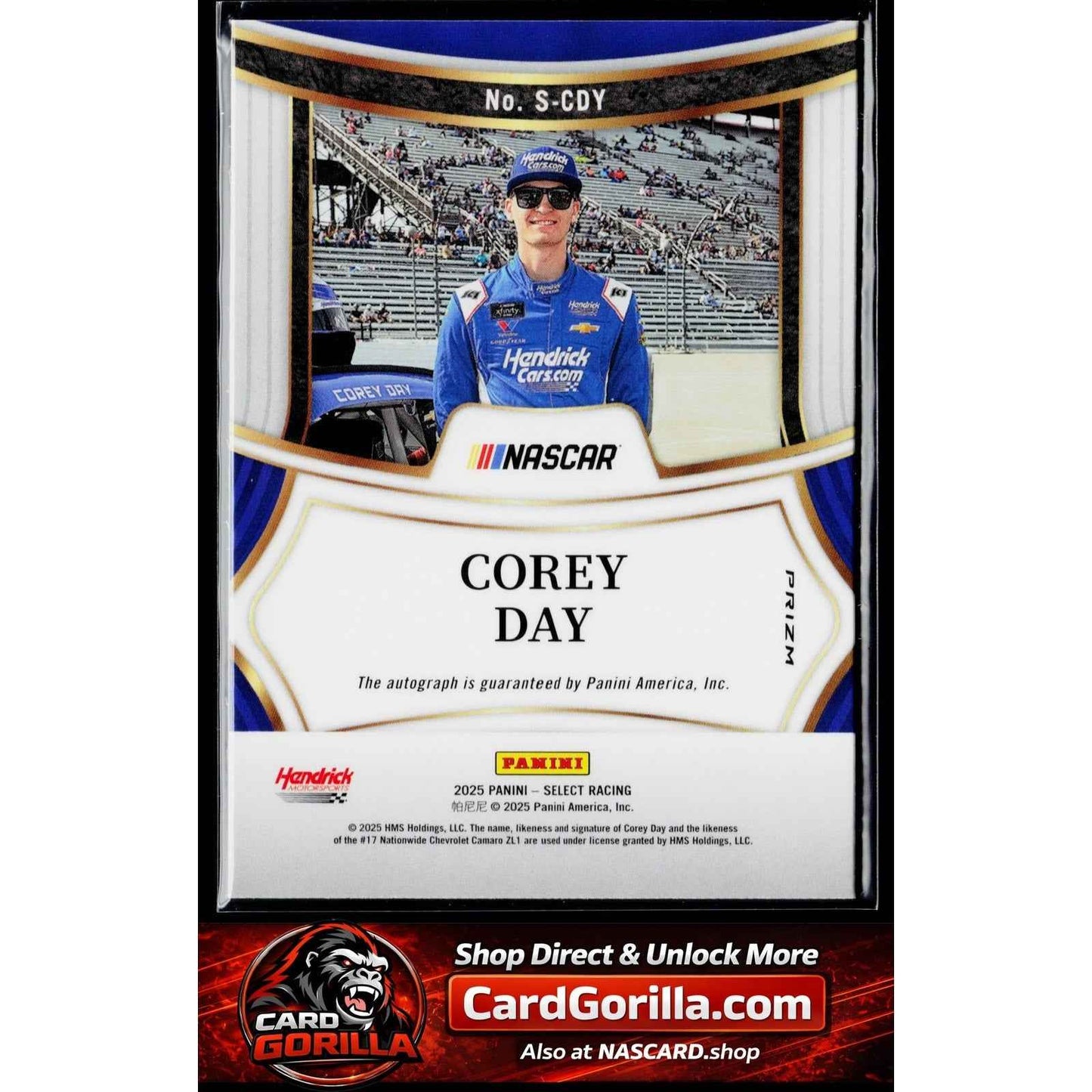 2025 Panini Select #S-CDY Corey Day Signatures RC