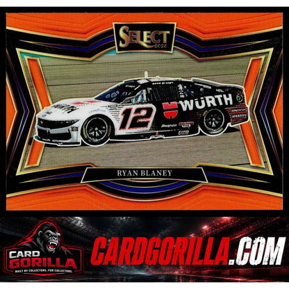 2025 Panini Select #134 Ryan Blaney Orange Prizms #/49