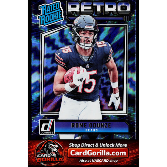 2024 Donruss #12 Rome Odunze Rated Rookies Retro