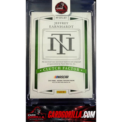 2025 National Treasures Jeffrey Earnhardt Clutch Factor Signatures Platinum #1/1