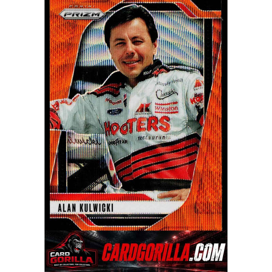 2025 Panini Prizm #74 Alan Kulwicki Orange Wave #/125