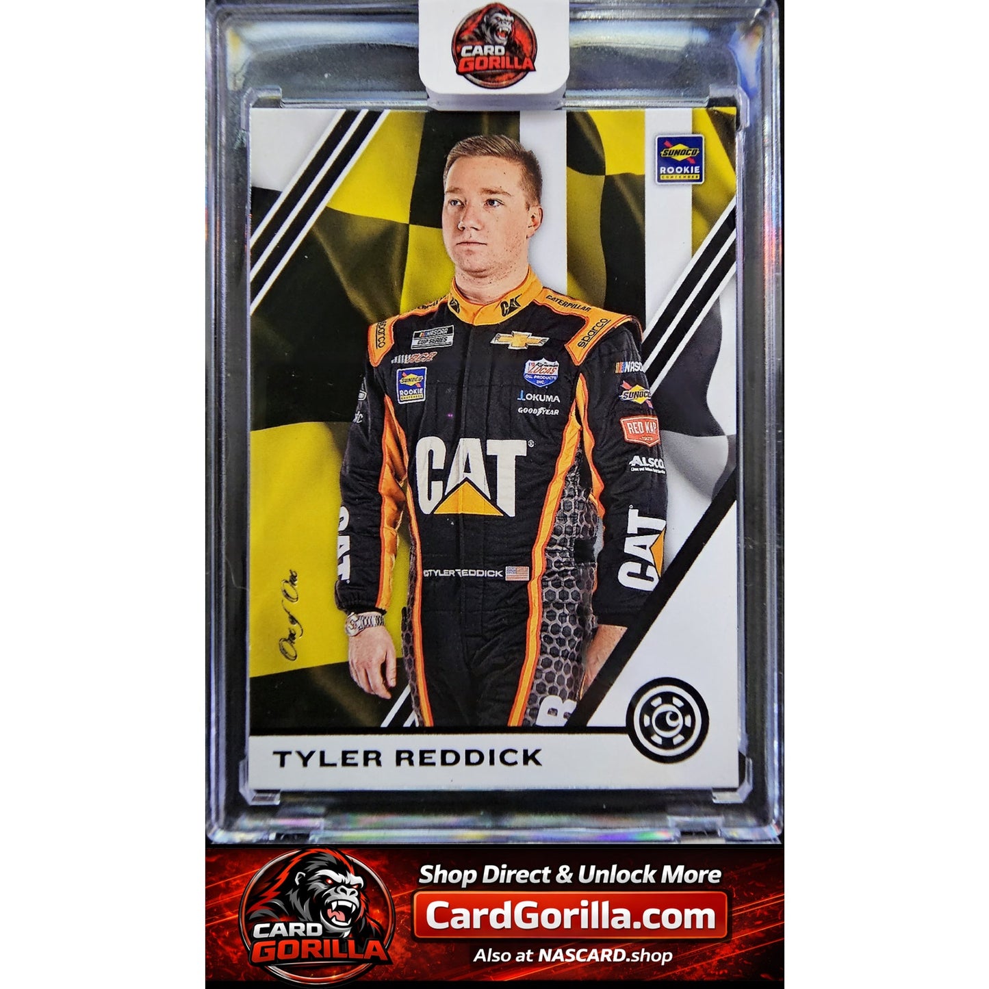 2020 Panini Chronicles #6 Tyler Reddick Black #1/1 Rookie Card
