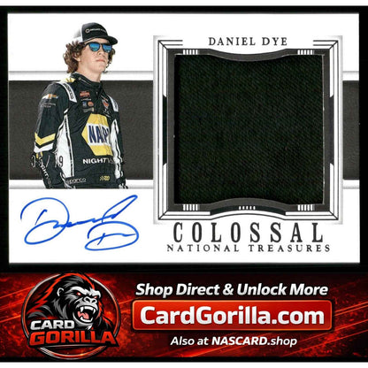2024 Panini National Treasures #CMA-DYE Daniel Dye Colossal Material Auto #/49