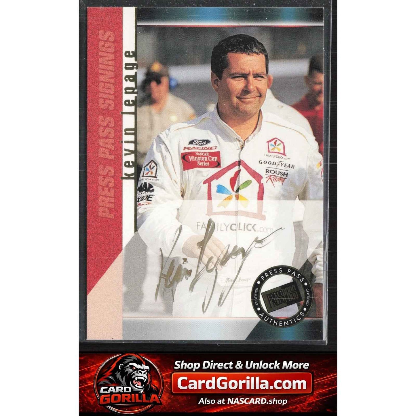 2000 Press Pass #NNO Kevin Lepage Signings Gold Ink