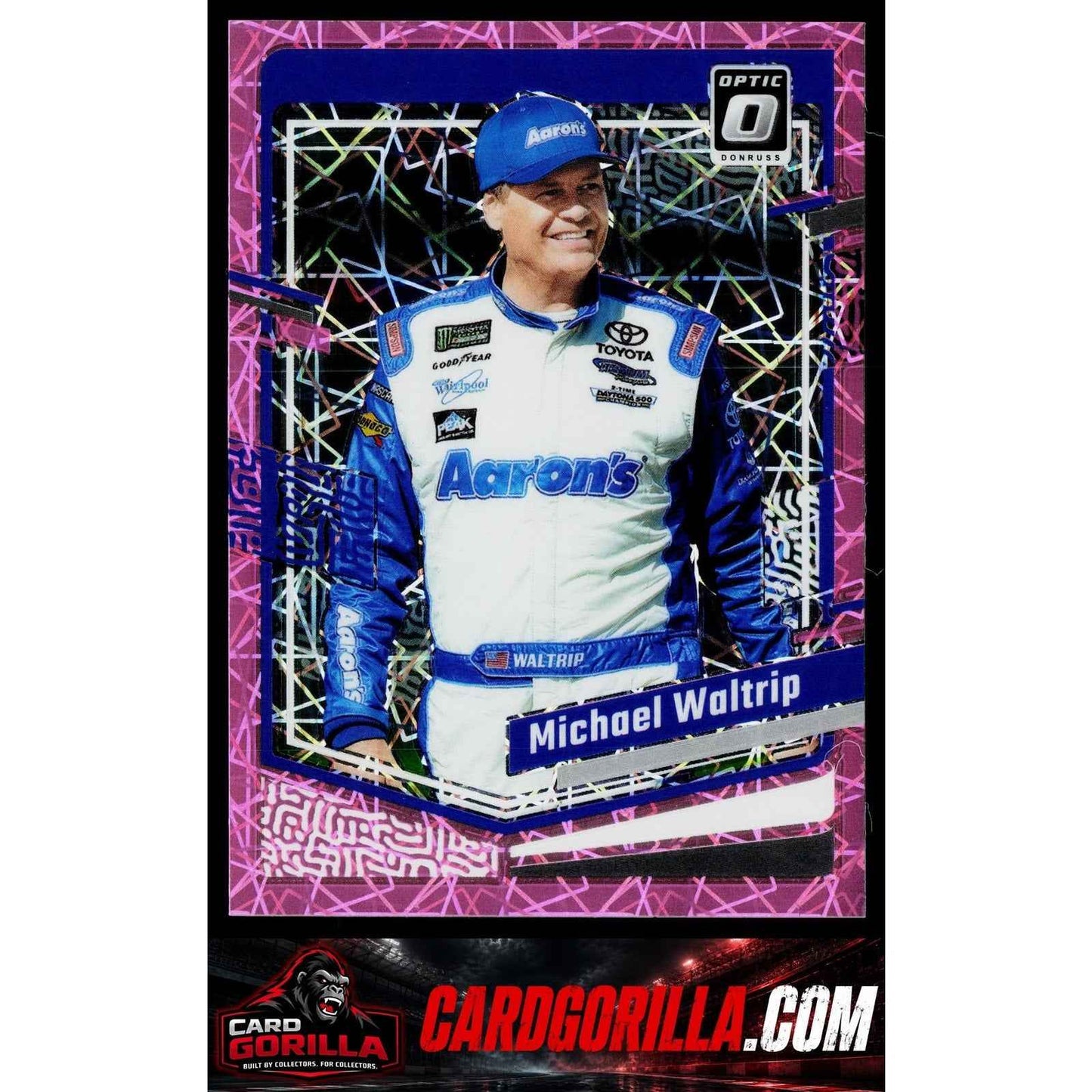 2024 Donruss #37 Michael Waltrip Optic Pink Velocity #/79