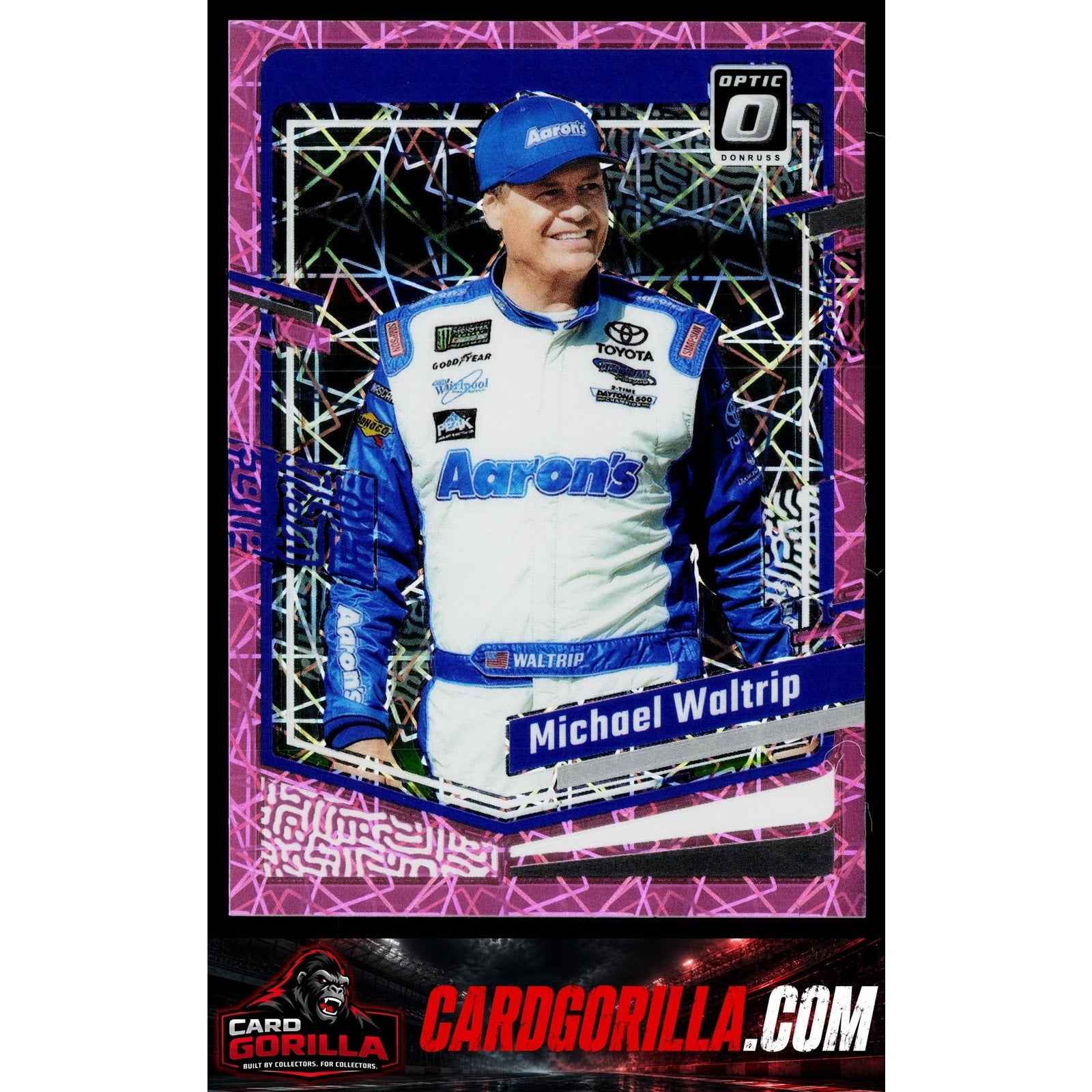 2024 Donruss #37 Michael Waltrip Optic Pink Velocity #/79