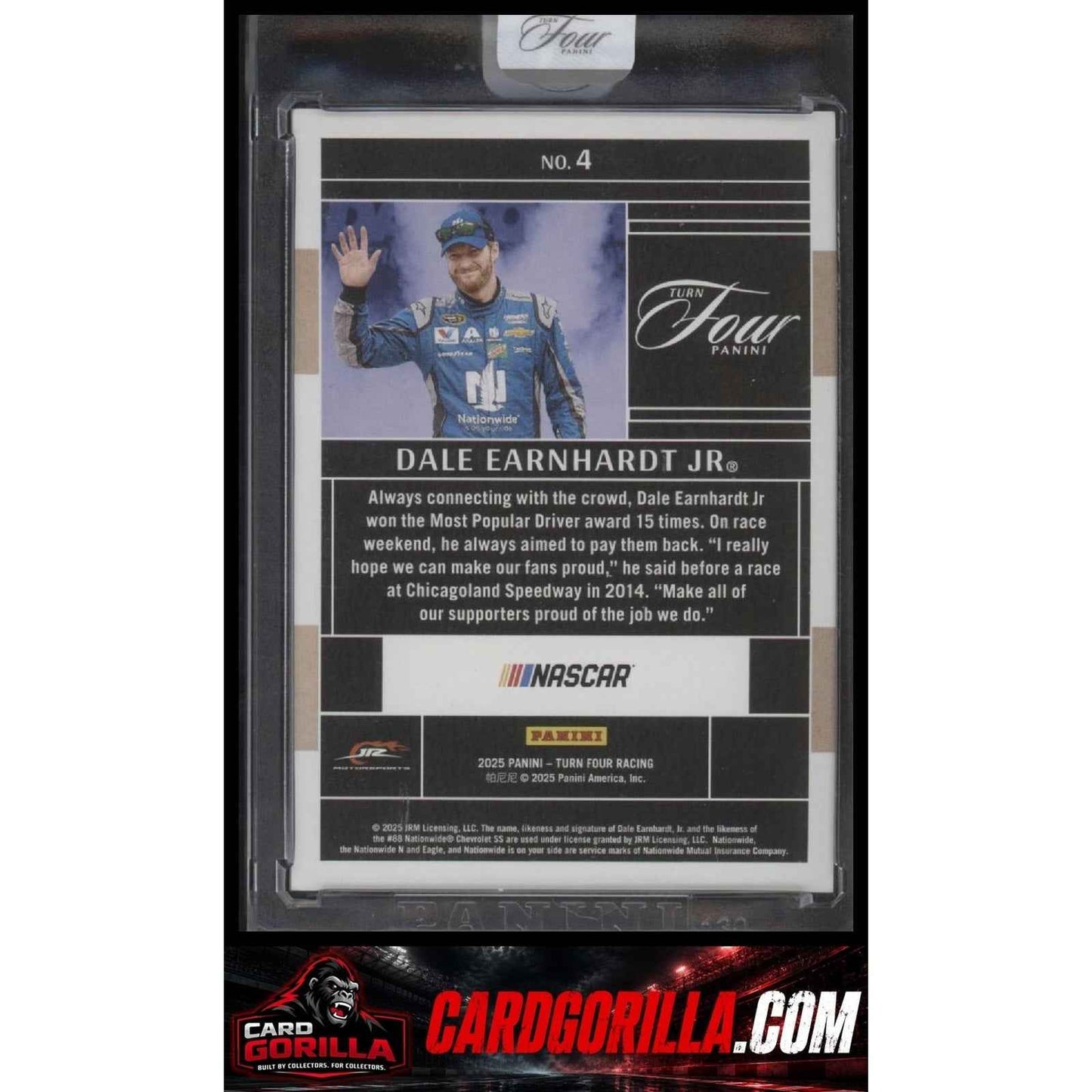 2025 Panini Turn Four #4 Dale Earnhardt Jr #/75