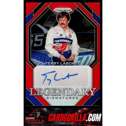 2024 Panini Prizm #LS-TLT Terry Labonte Legendary Signatures Red #/99