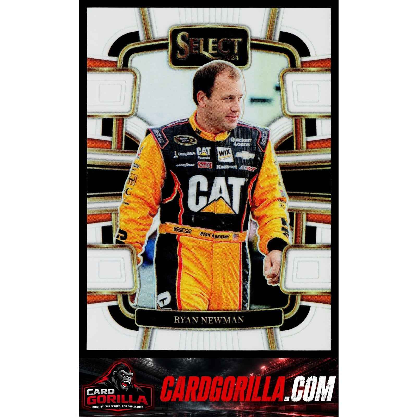 2024 Panini Select #30 Ryan Newman White Prizms #/99