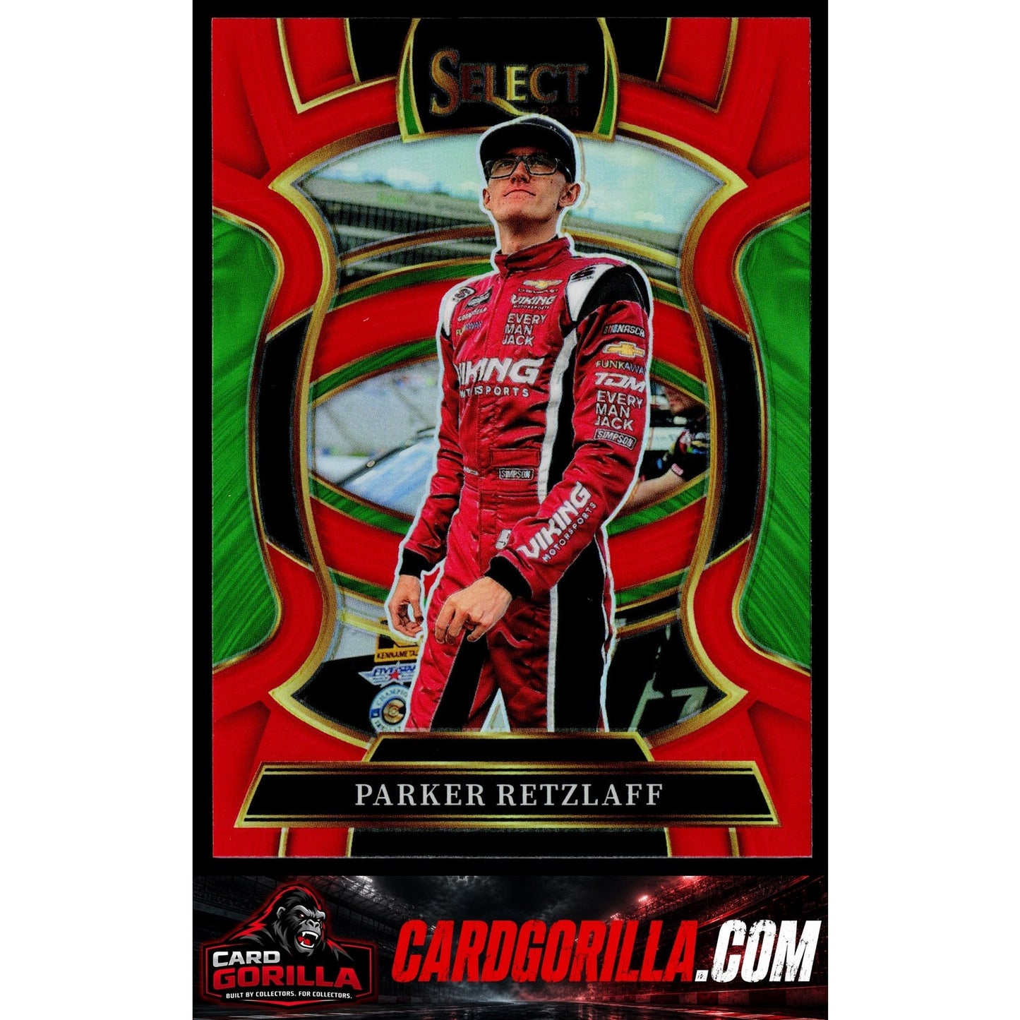 2026 Panini Select #17 Parker Retzlaff Red Prizms #/125