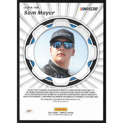 2024 Donruss #DIA-SM Sam Mayer Dialed In Autographs
