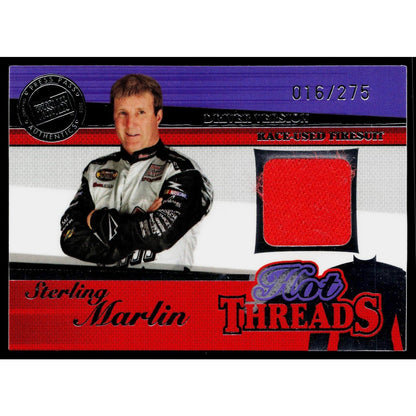 2005 Press Pass Premium #HTD 14 Sterling Marlin Hot Threads Drivers #/275