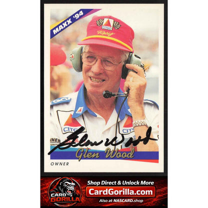 1994 Maxx #94 Glen Wood Autographs