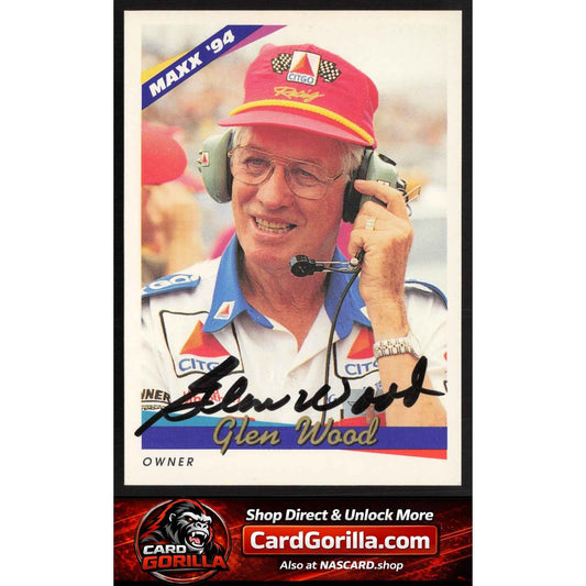 1994 Maxx #94 Glen Wood Autographs