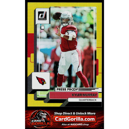 2022 Donruss #5 Kyler Murray Yellow Press Proof