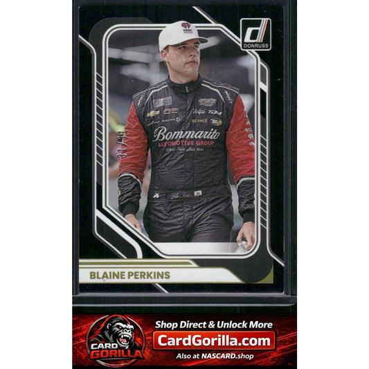 2026 Donruss #39 Blaine Perkins Numbers #/31