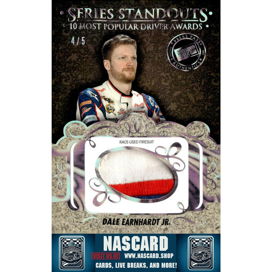 2013 Press Pass Showcase Dale Earnhardt Jr. Series Standouts Mem Melting #/5 - NASCARD.shop