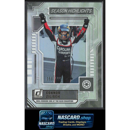 2025 Donruss #4 Connor Zilisch Season Highlights Holo #/199