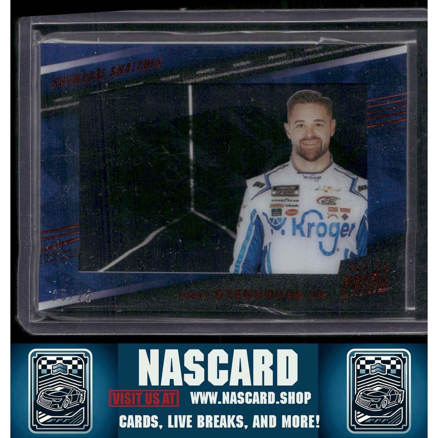 2023 Panini Prime #SHO-RSJ Ricky Stenhouse Jr. Showcase Swatches Red