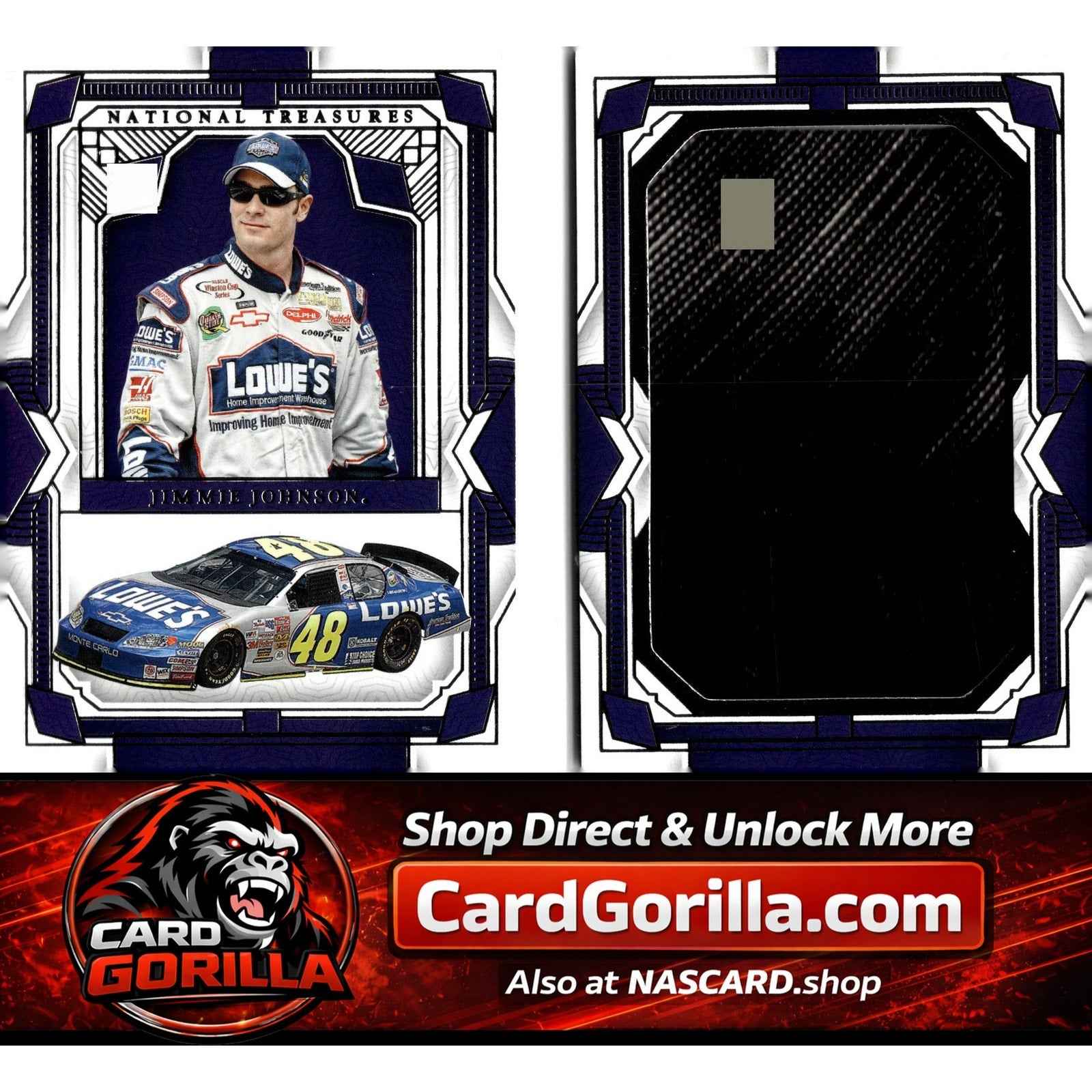 2024 Panini National Treasures #JB-JJN Jimmie Johnson Jumbo Booklet Tire #/25