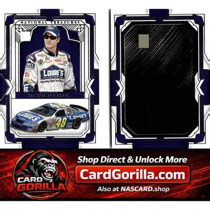 2024 Panini National Treasures #JB-JJN Jimmie Johnson Jumbo Booklet Tire #/25