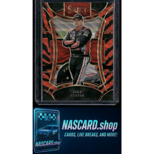 2024 Panini Select Trackside #235 Cole Custer Tiger Prizms