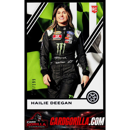2020 Panini Chronicles #35 Hailie Deegan Blue #/199 RC