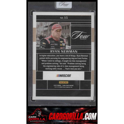2025 Panini Turn Four #15 Ryan Newman #/75
