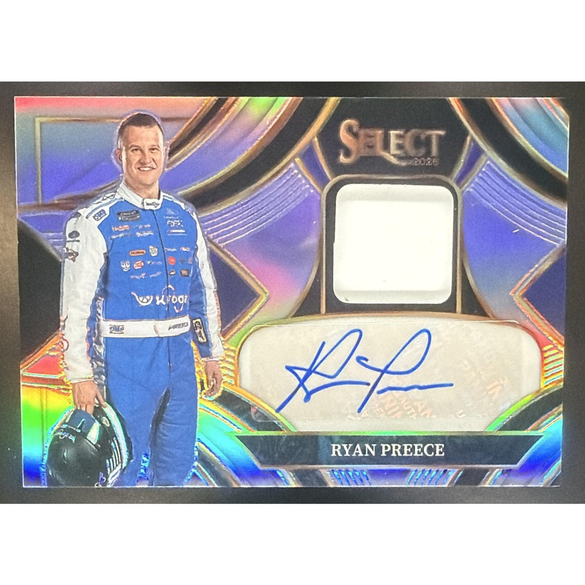 2026 Panini Select NASCAR Ryan Preece #AM-RPC Auto Memorabilia 65/99 MEM