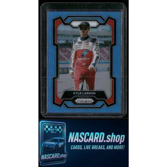 2024 Panini Prizm #73 Kyle Larson Carolina Blue #/49