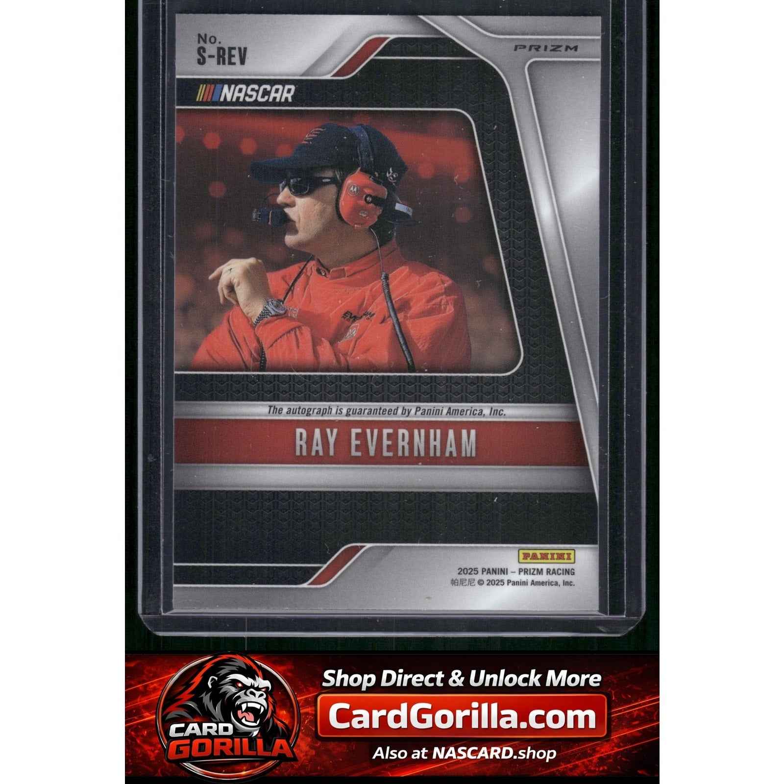 2025 Panini Prizm #S-REV Ray Evernham Scripts