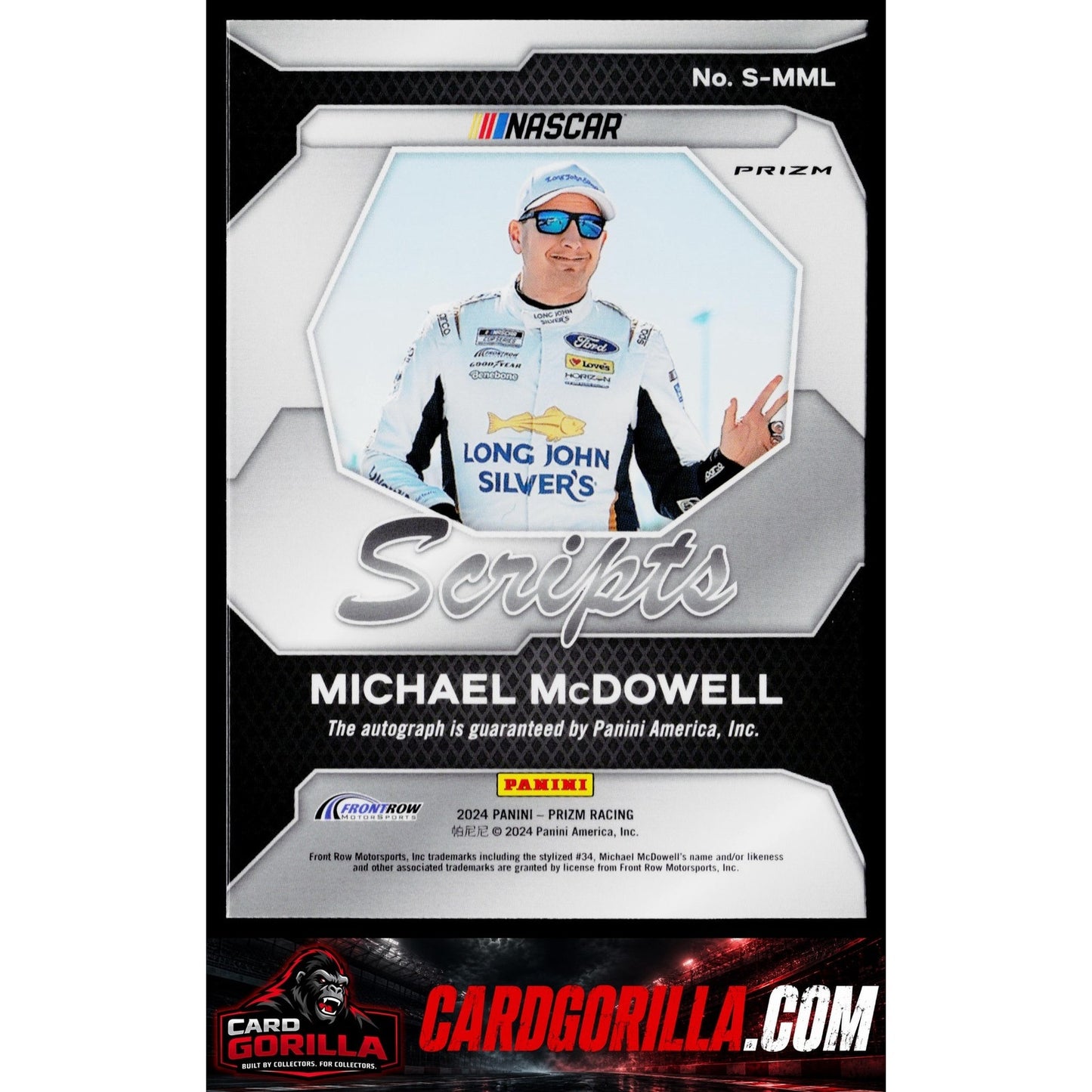 2024 Panini Prizm #S-MML Michael McDowell Scripts