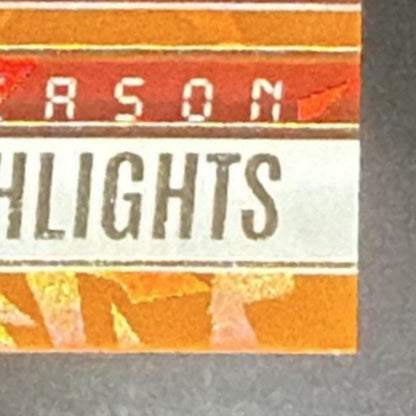 2026 Panini Donruss NASCAR Christopher Bell #5 Season Highlights Orange Ice /75