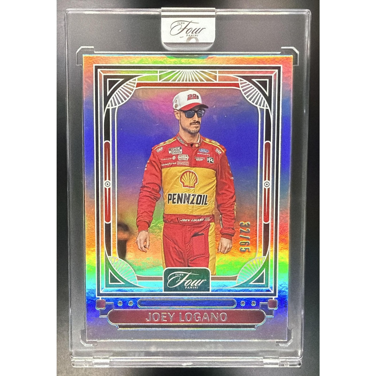 2026 Panini Turn Four Racing Joey Logano #3 32/65