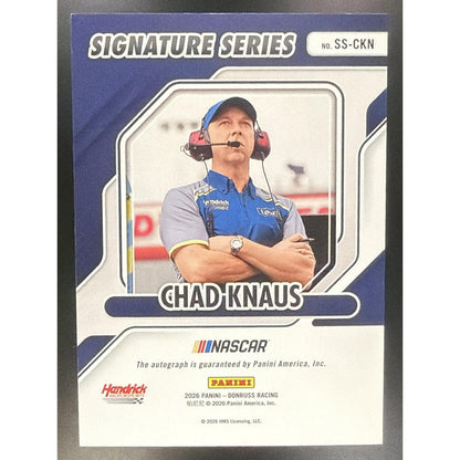 2026 Panini Donruss NASCAR Racing Chad Knaus #8 Signature Series Auto