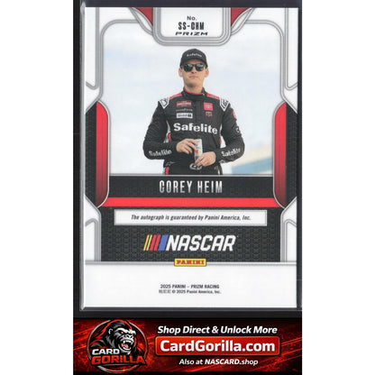 2024 Panini Prizm #SS-CHM Corey Heim Sensational Signatures