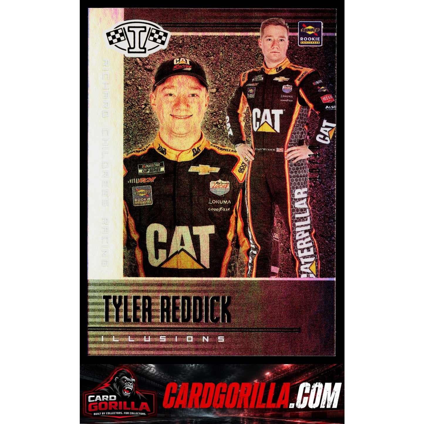 2020 Panini Chronicles #17 Tyler Reddick Illusions Gold #10/10 RC