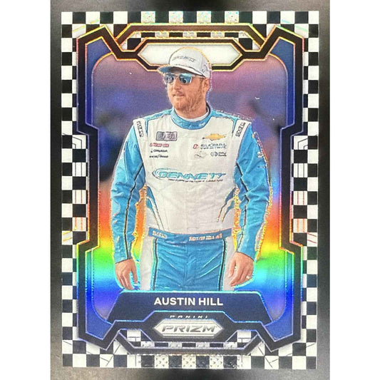 2024 Panini Prizm Austin Hill #1 Checkered Flag Prizms 53/75