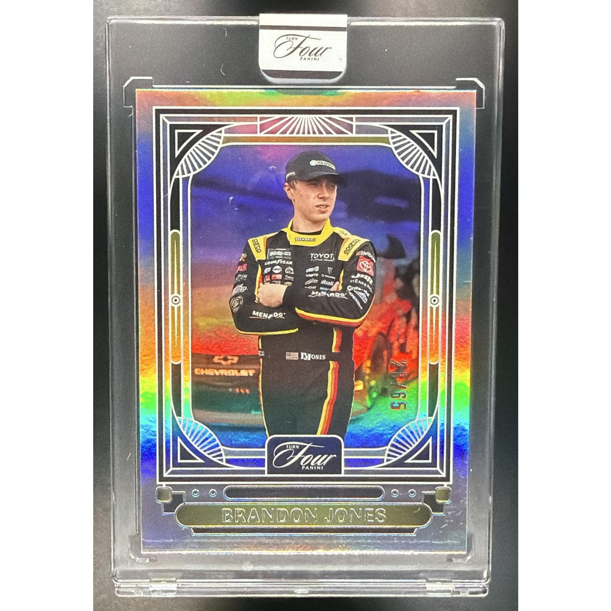2026 Panini Turn Four Racing Brandon Jones #6 28/65