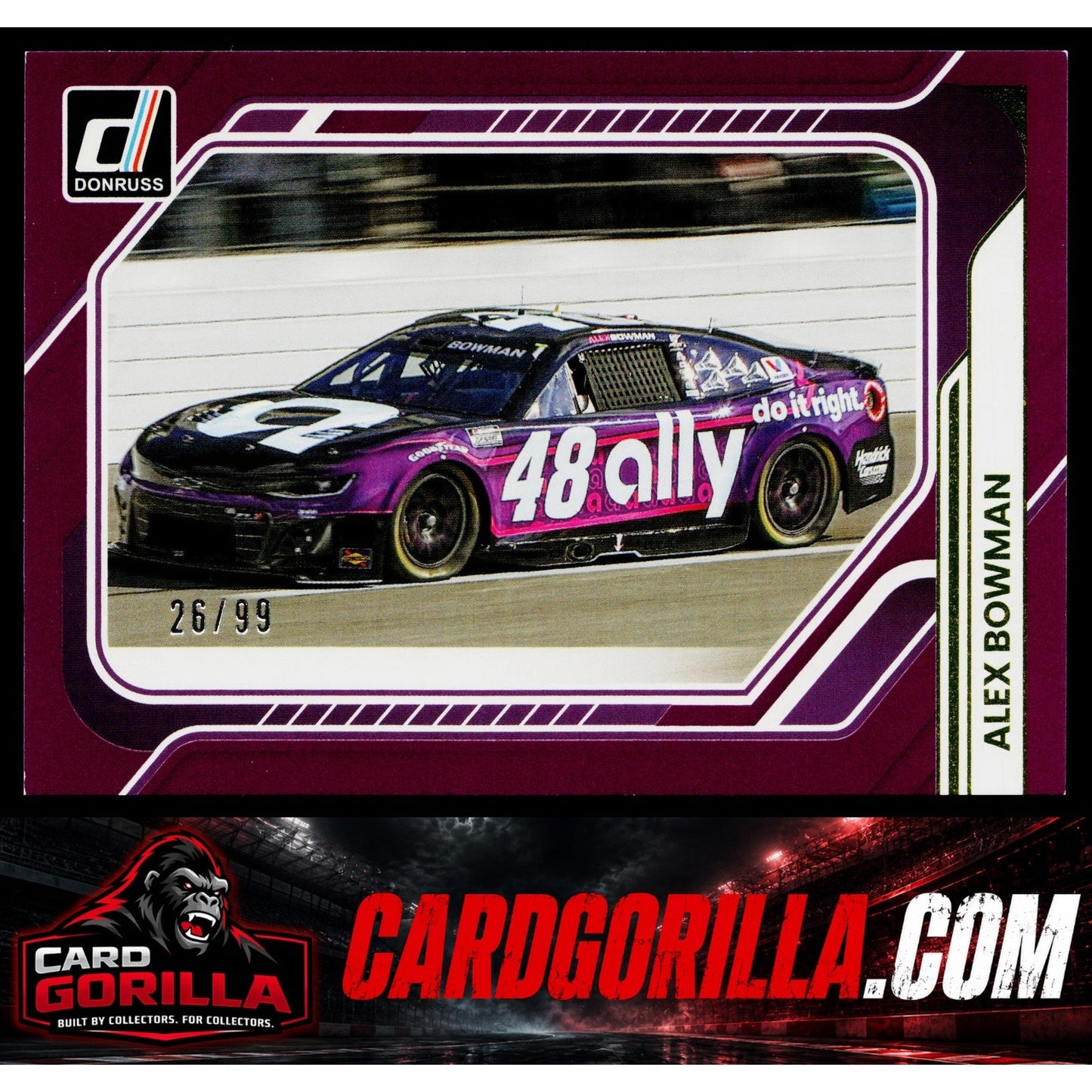 2026 Donruss #151 Alex Bowman Purple #/99