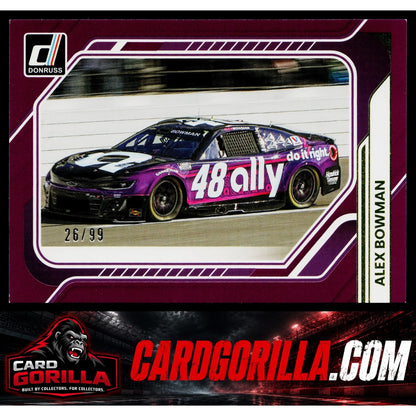 2026 Donruss #151 Alex Bowman Purple #/99