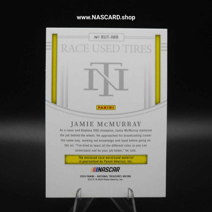 2024 National Treasures Race Used Tires Holo Silver Jamie McMurray /25 - Card Gorilla