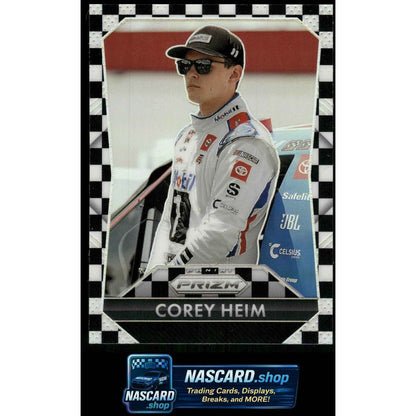 2025 Panini Prizm #199 Corey Heim Checkered Flag #/75